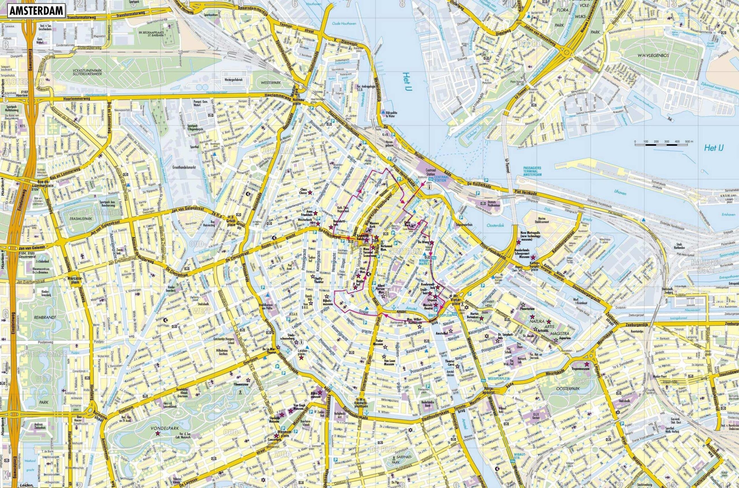 Amsterdam City Map City Of Amsterdam Map Netherlands Amsterdam City Map City Of Amsterdam Map Netherlands