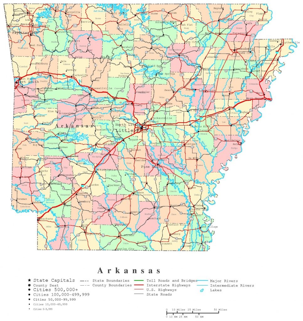 Arkansas Printable Map Printable Us Map With Counties Printable US Maps