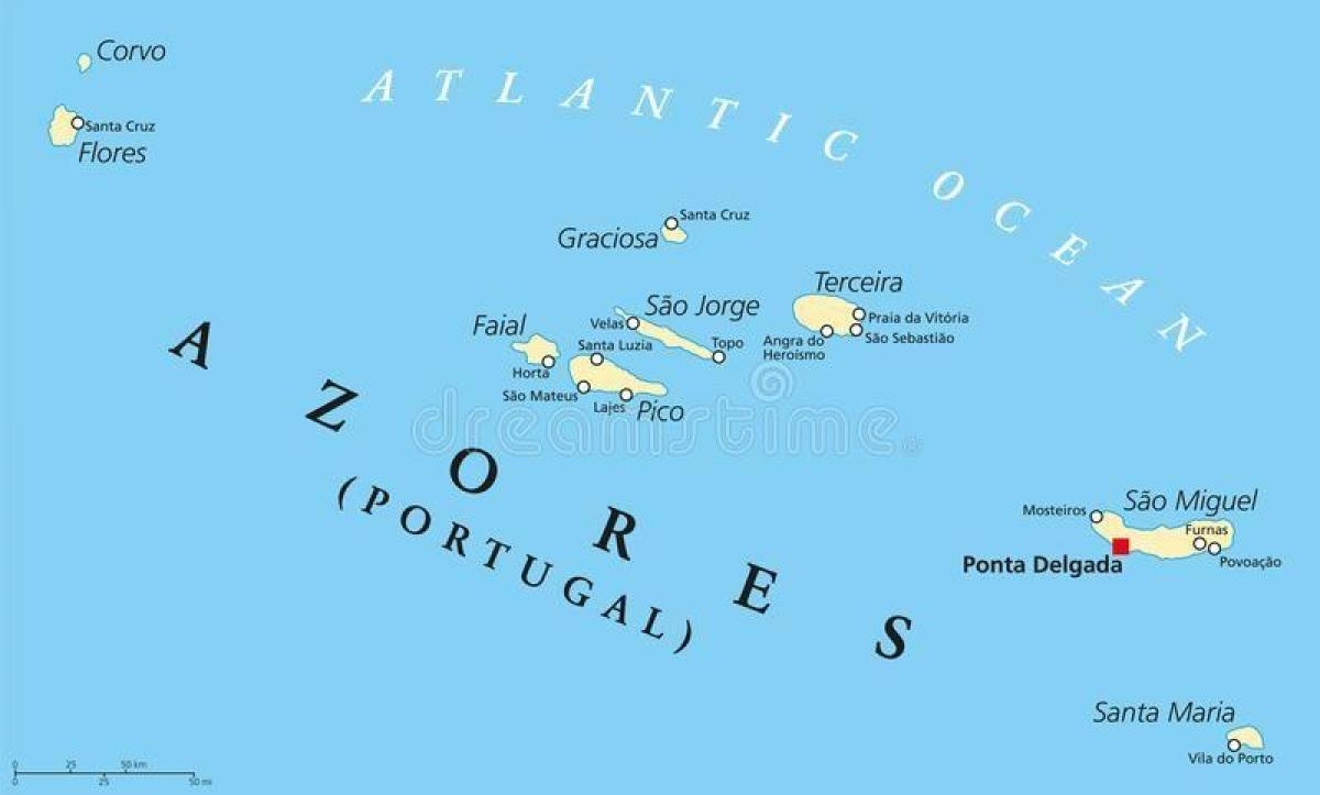 Azores Portugal Map Map Of The Azores Portugal Southern Europe Europe Azores Portugal Map Map Of The Azores Portugal Southern Europe Europe