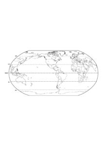 Blank Printable World Map With Latitude And Longitude World Map With 