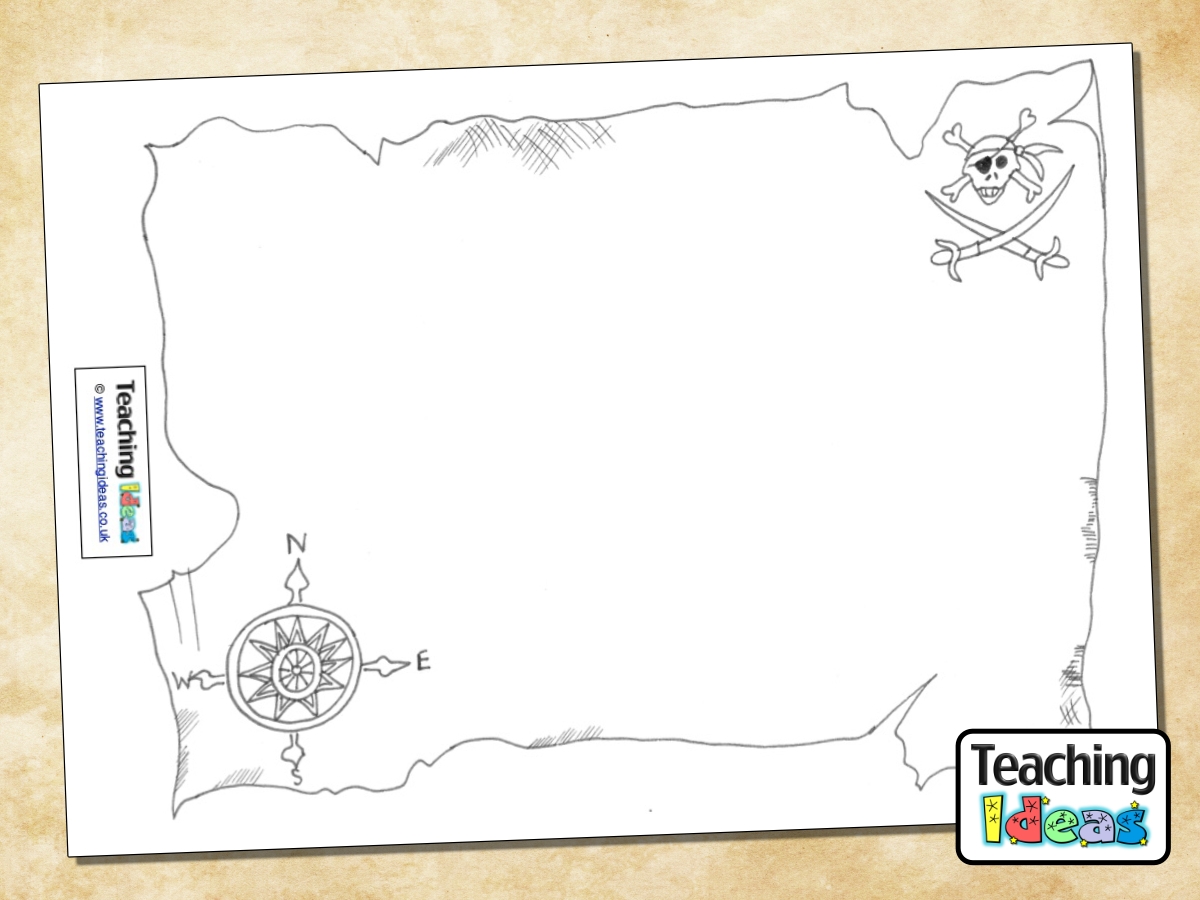 Blank Treasure Map Printable Blank Treasure Map Printable