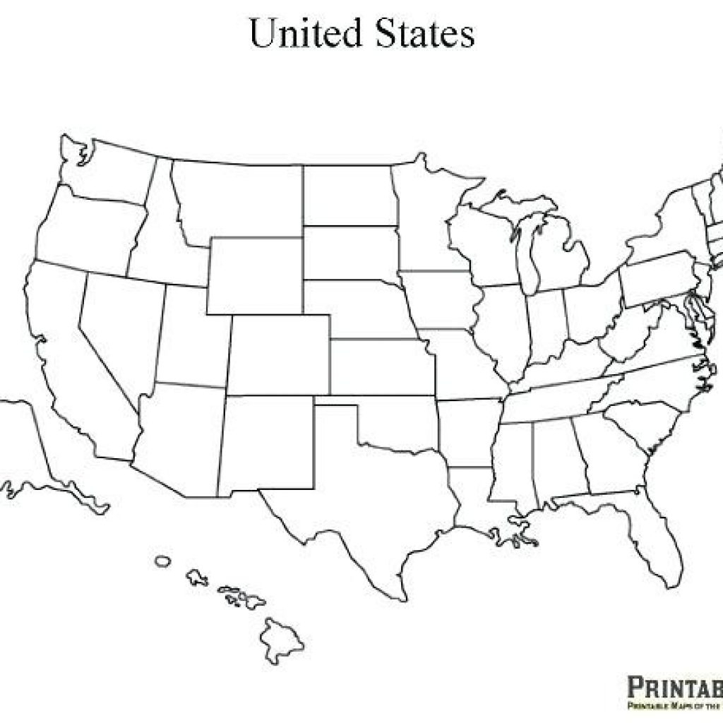 Usa Map Printable Blank Usa Map Printable Blank