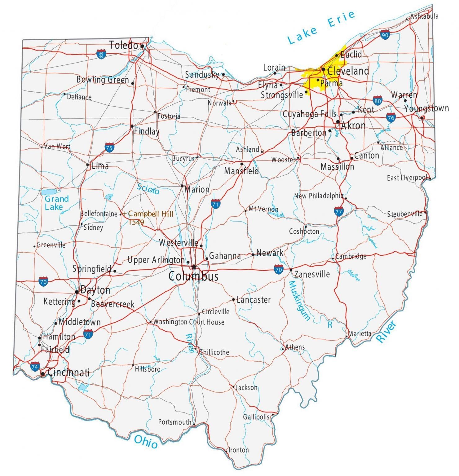 Cincinnati Zip Code Map GIS Geography