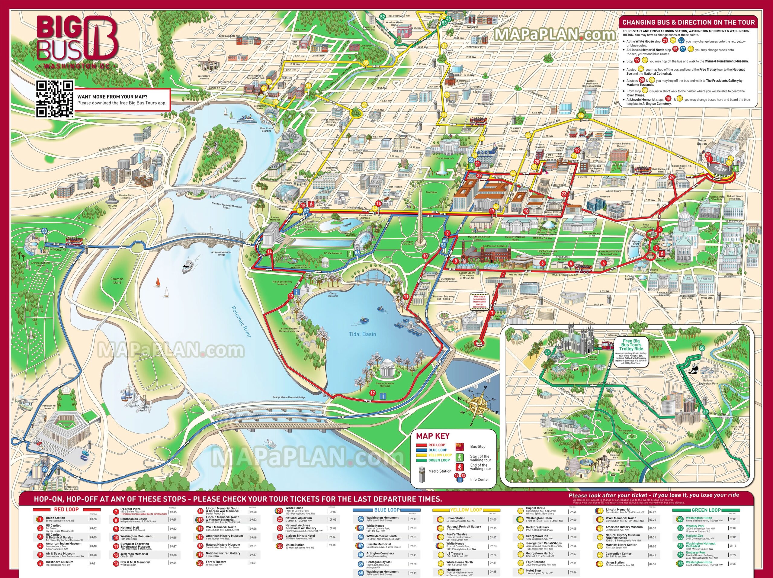 Dc Tourist Map Printable UK Printable Hub Dc Tourist Map Printable UK Printable Hub