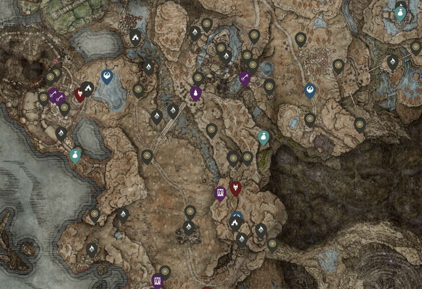 elden ring map printable