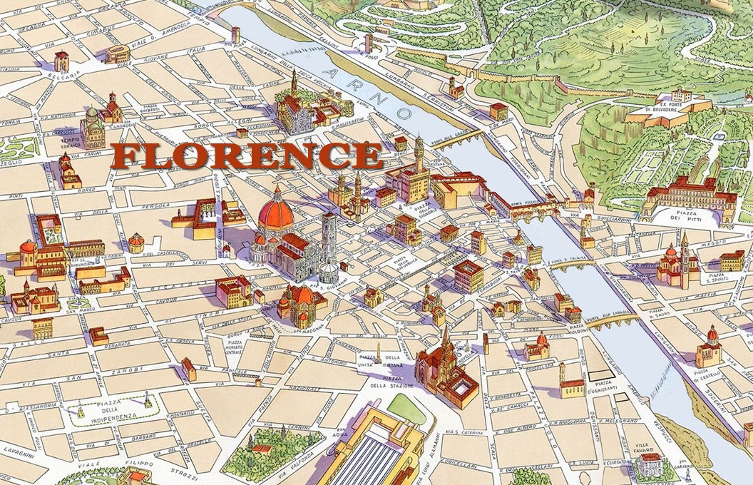 Florence City Map Printable Florence City Map Printable