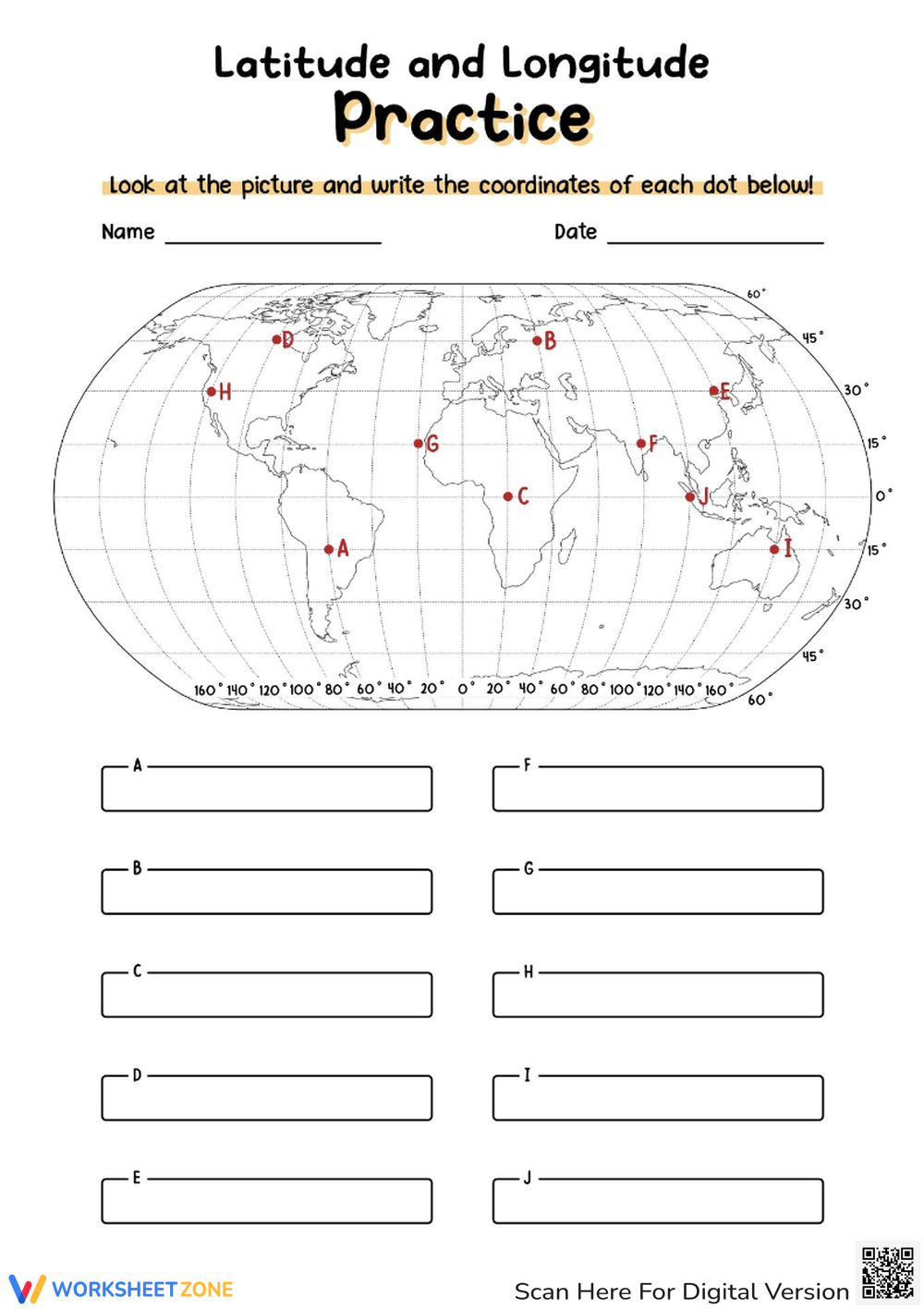 Free Collection Of Latitude And Longitude Worksheets Worksheets Library Free Collection Of Latitude And Longitude Worksheets Worksheets Library