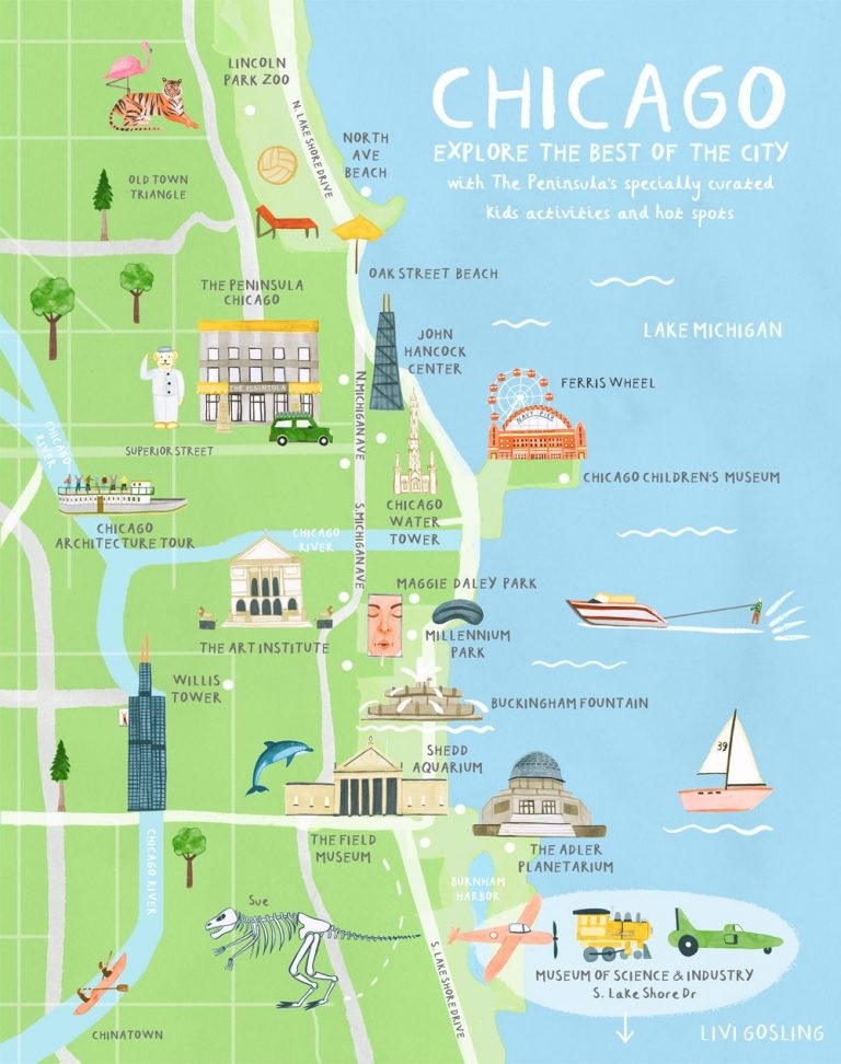 Free Printable Chicago Map Your City Guide Printables For Everyone Free Printable Chicago Map Your City Guide Printables For Everyone