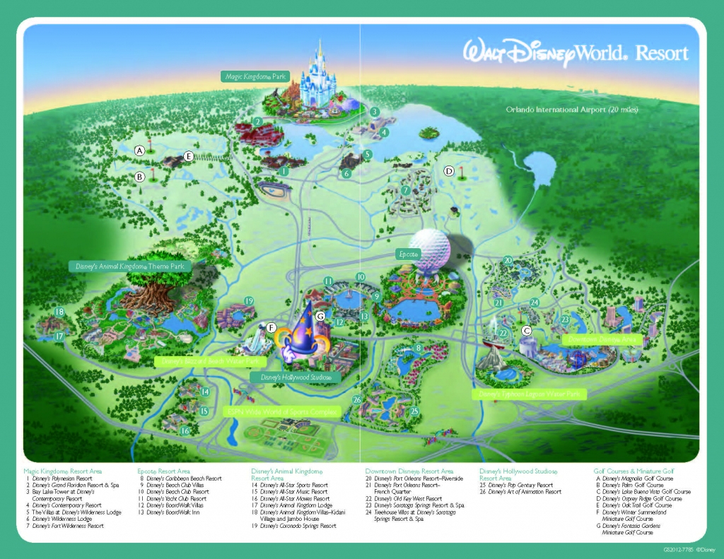 printable disney world park maps
