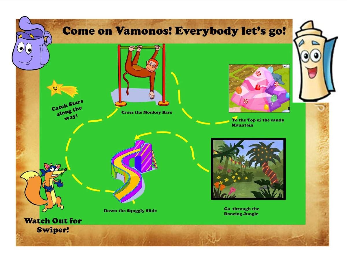 Free Printable Dora Map Free Printable Dora Map