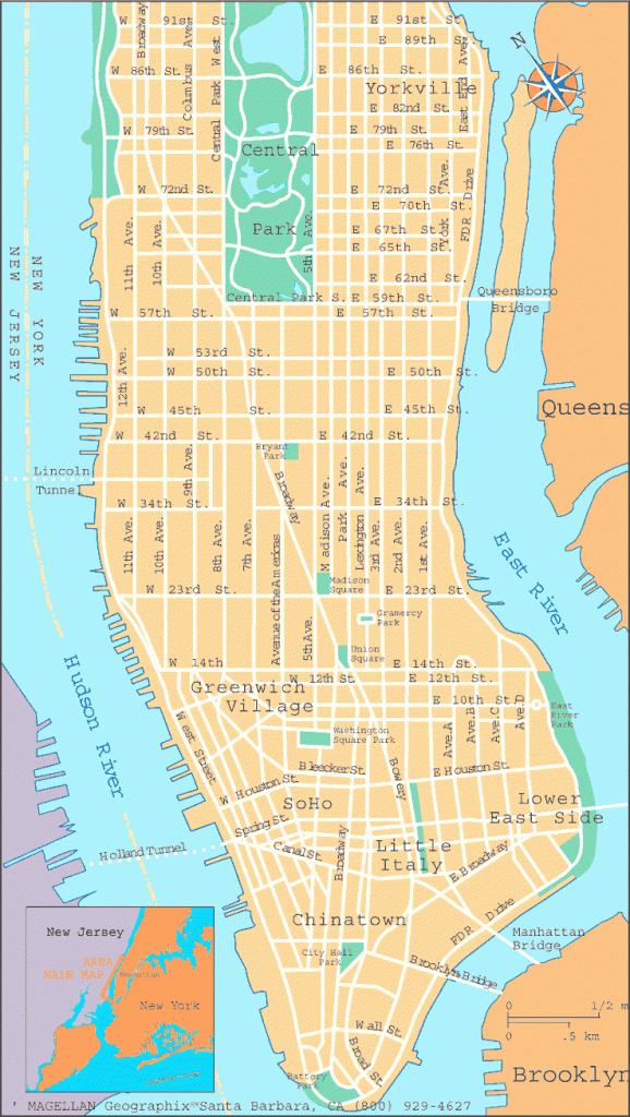 Nyc Printable Map