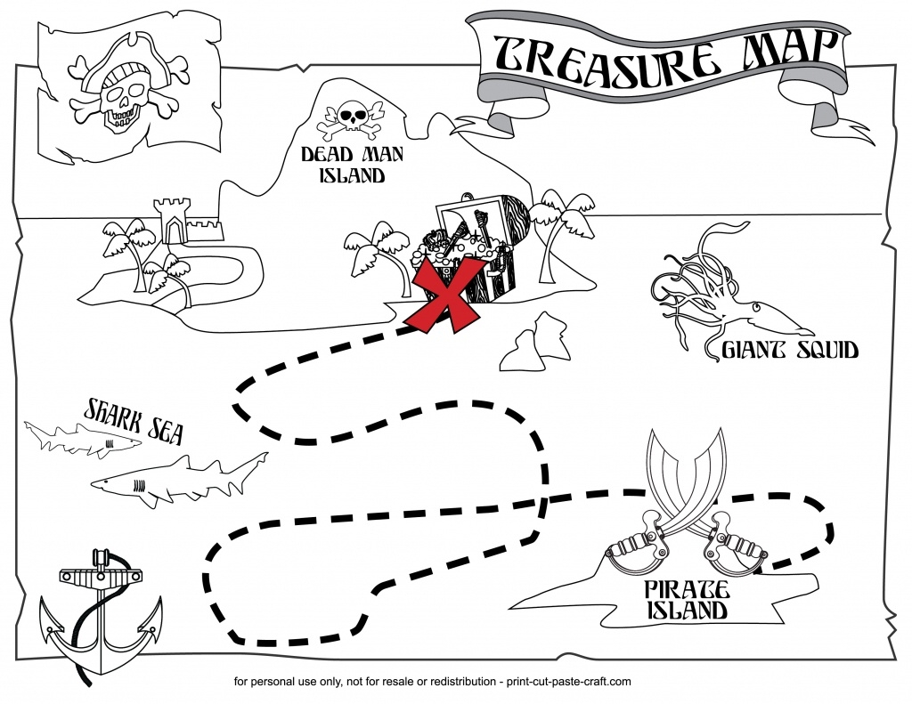 Free Printable Treasure Map Bernard