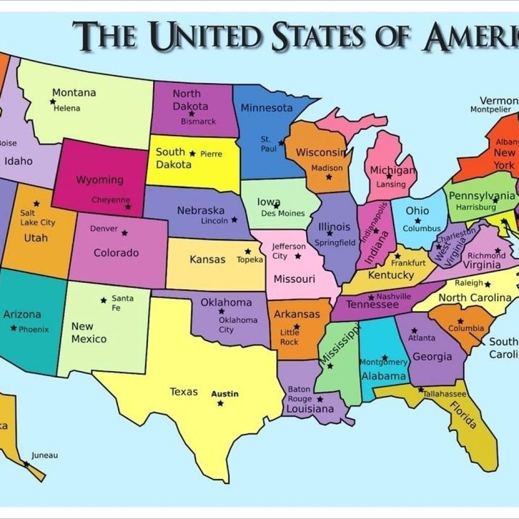 Free States Capitals Map Printable Printables For Everyone
