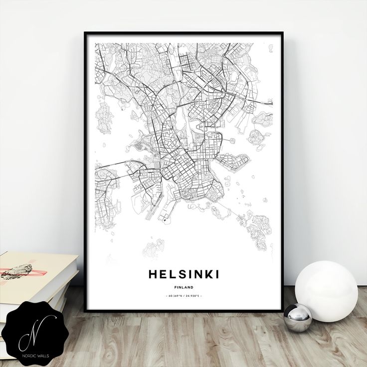 Helsinki Map Print Map Gifts Helsinki Finland Map Helsinki Map Wall Helsinki Map Print Map Gifts Helsinki Finland Map Helsinki Map Wall