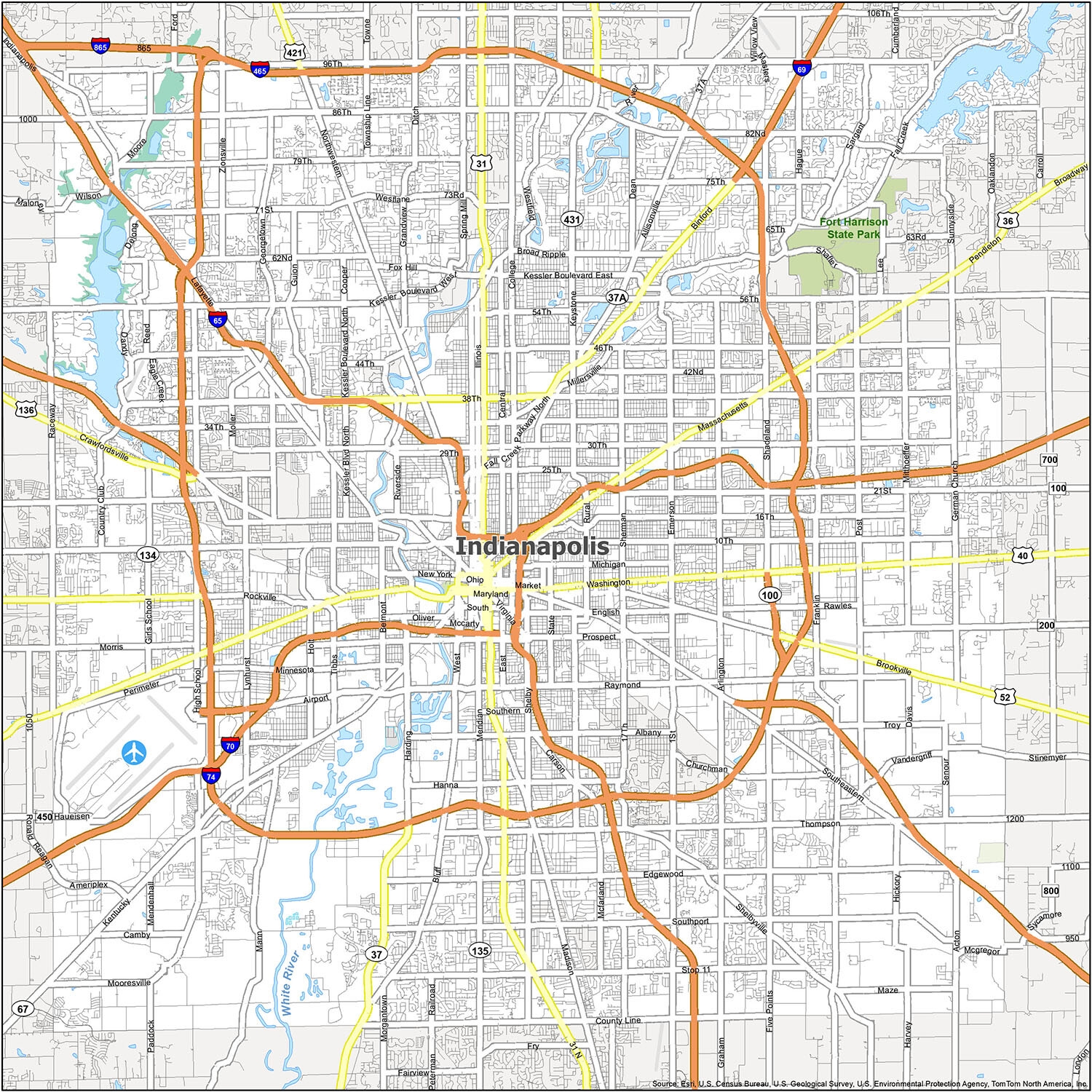 Indianapolis Zip Code Map Printable Indianapolis Zip Code Map Printable