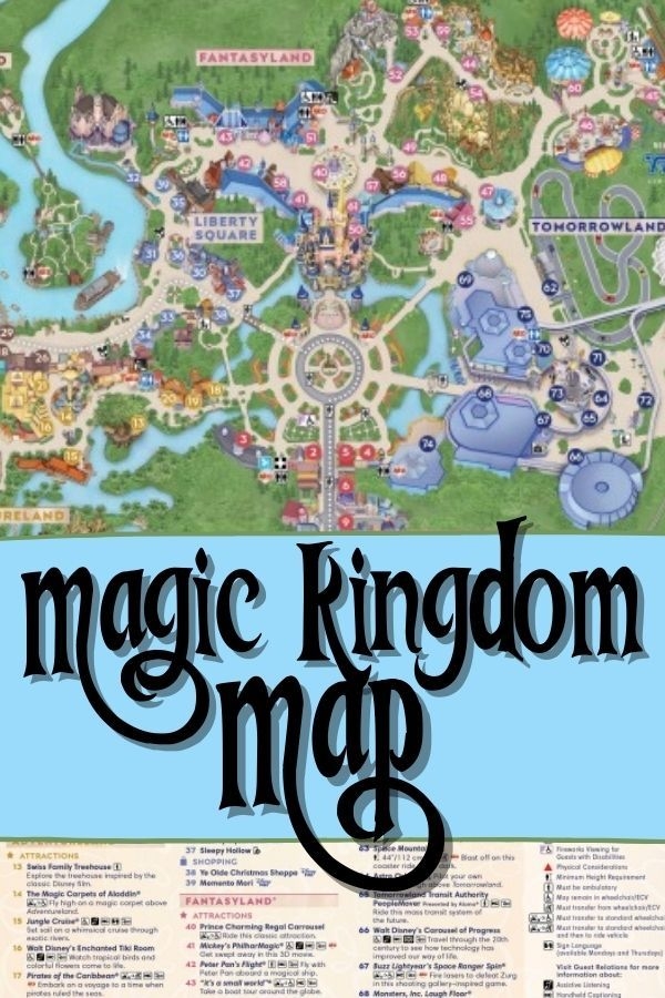 Magic Kingdom Map 2023 Printable Magic Kingdom Map 2023 Printable