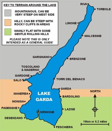 Map Of Lake Garda Map Of Lake Garda