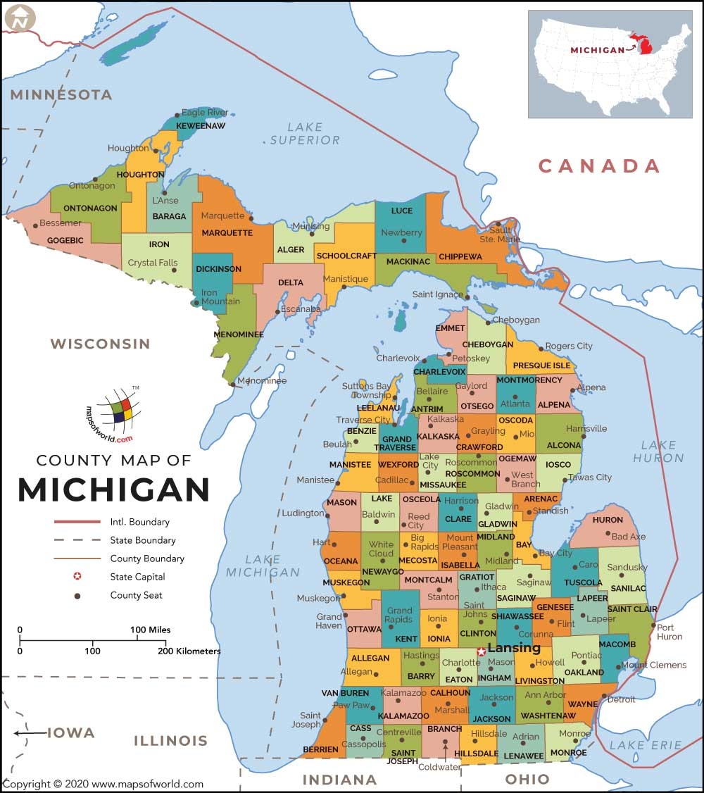 Map Of Michigan Counties Printable Printable Free Templates Map Of Michigan Counties Printable Printable Free Templates