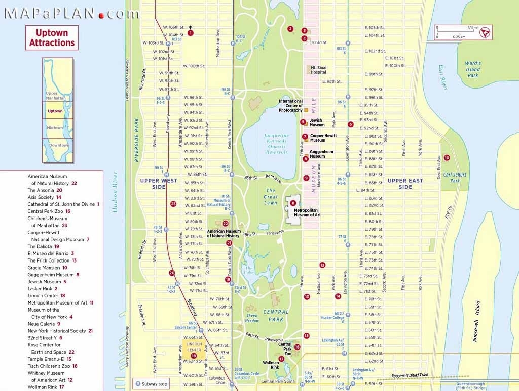 nyc midtown map printable