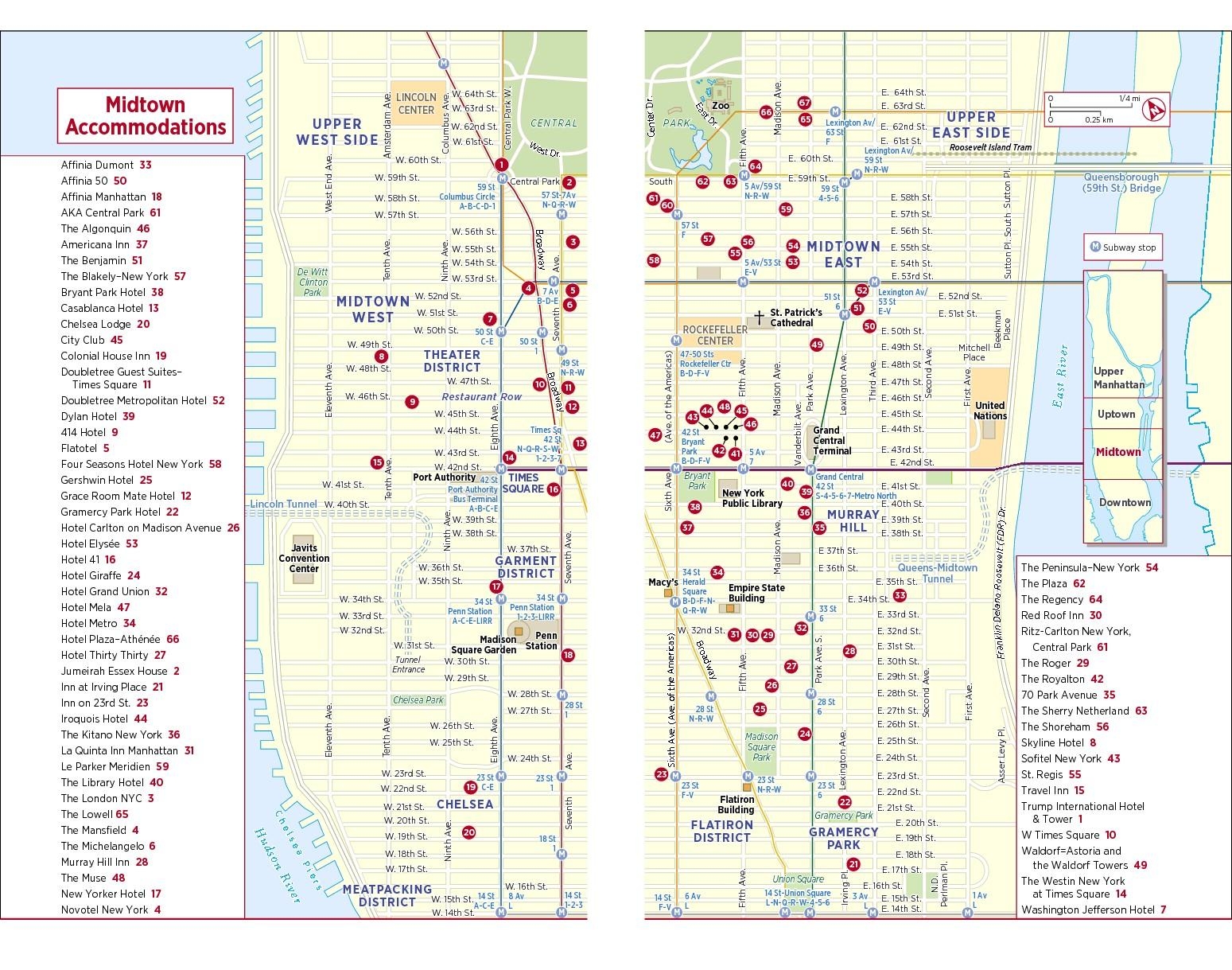 Map Of Midtown Manhattan Printable Printable Walking Map Of Midtown 