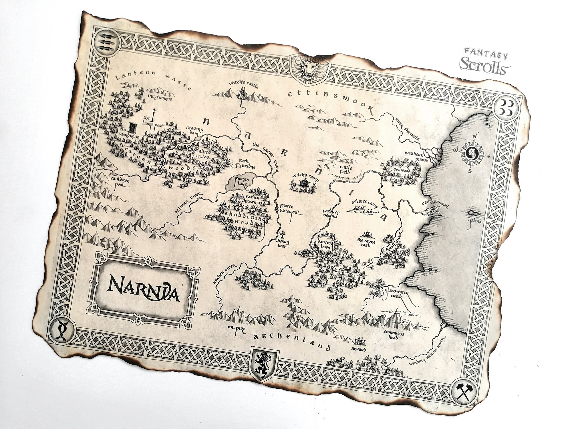 Map Of Narnia Printable Free Printable Map