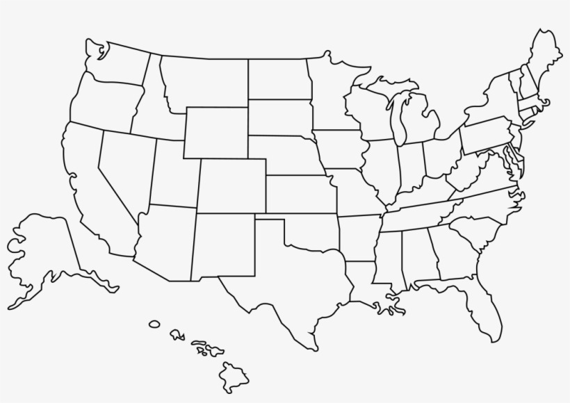 Map Of United States Outline Printable Map Of United States Outline Printable