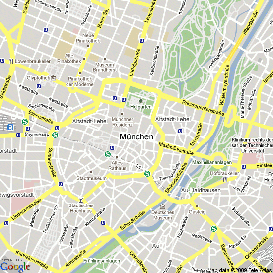 Munich Map Printable