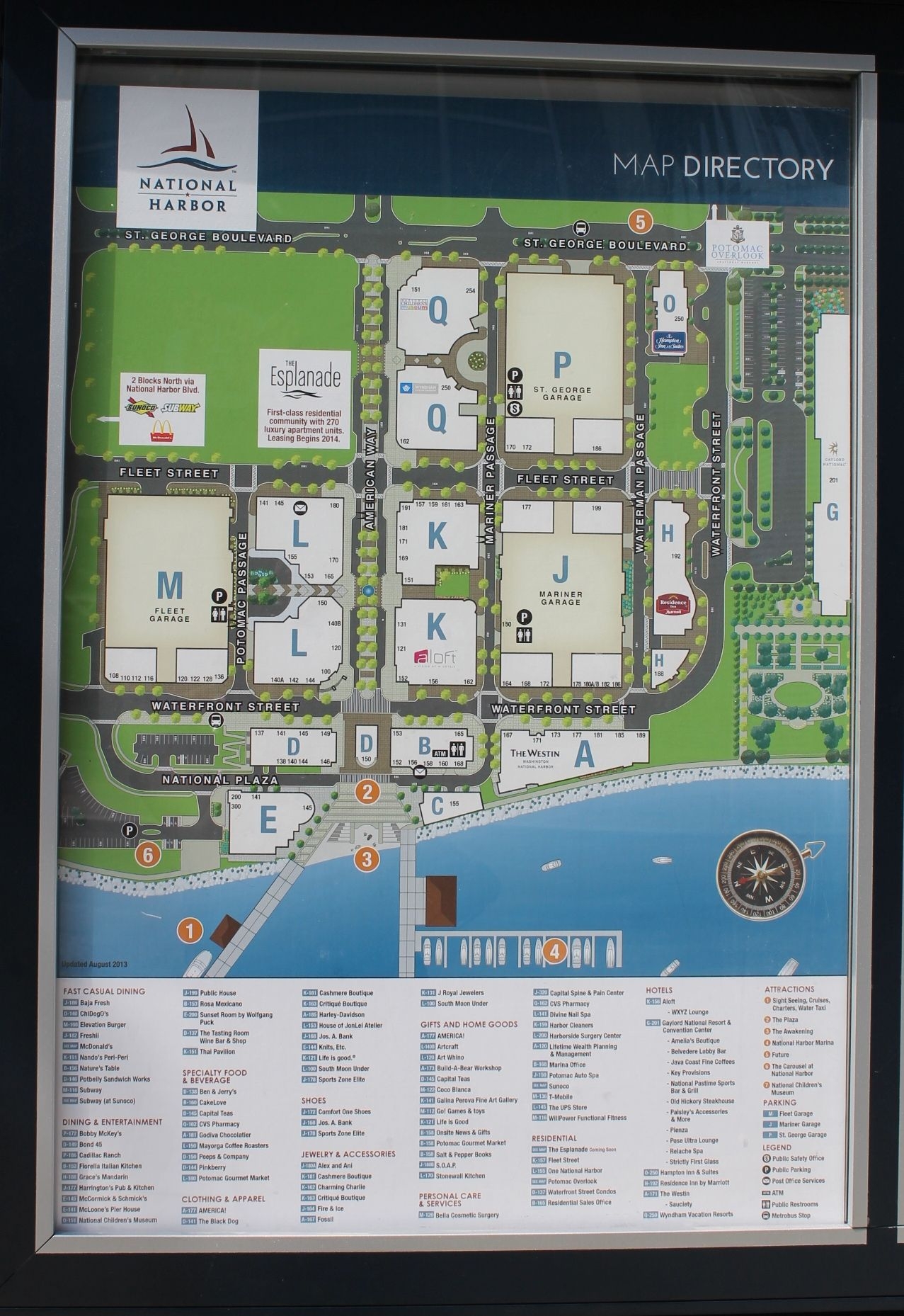 Printable Map Of National Harbor