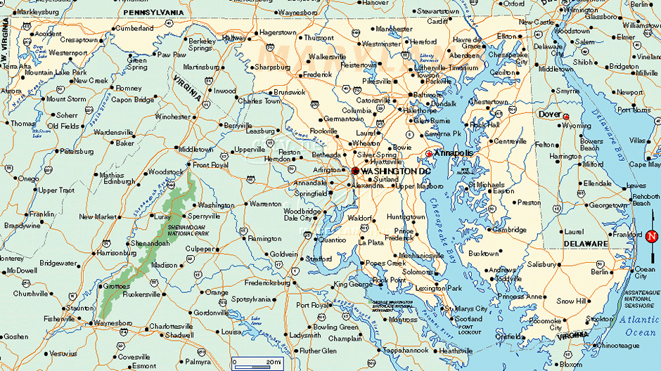 National Harbor Maryland Map United States