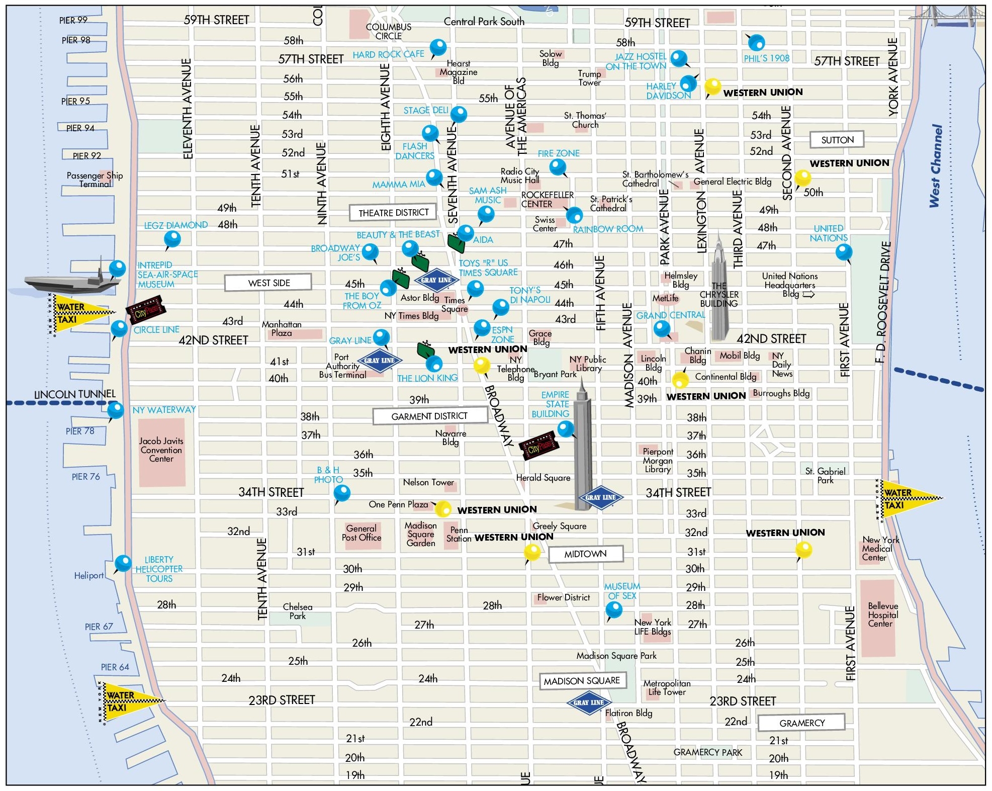 Nyc Midtown Map Printable Printable Free Templates