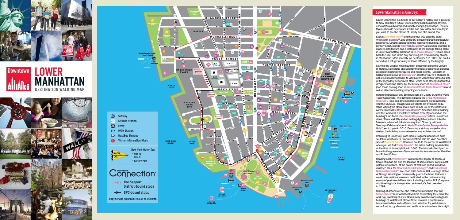 nyc walking map printable
