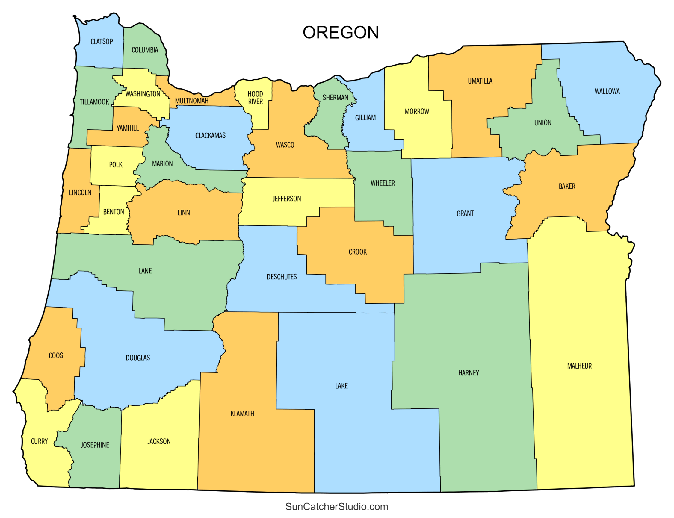 Oregon Map Printable Free Printable Map Oregon Map Printable Free Printable Map