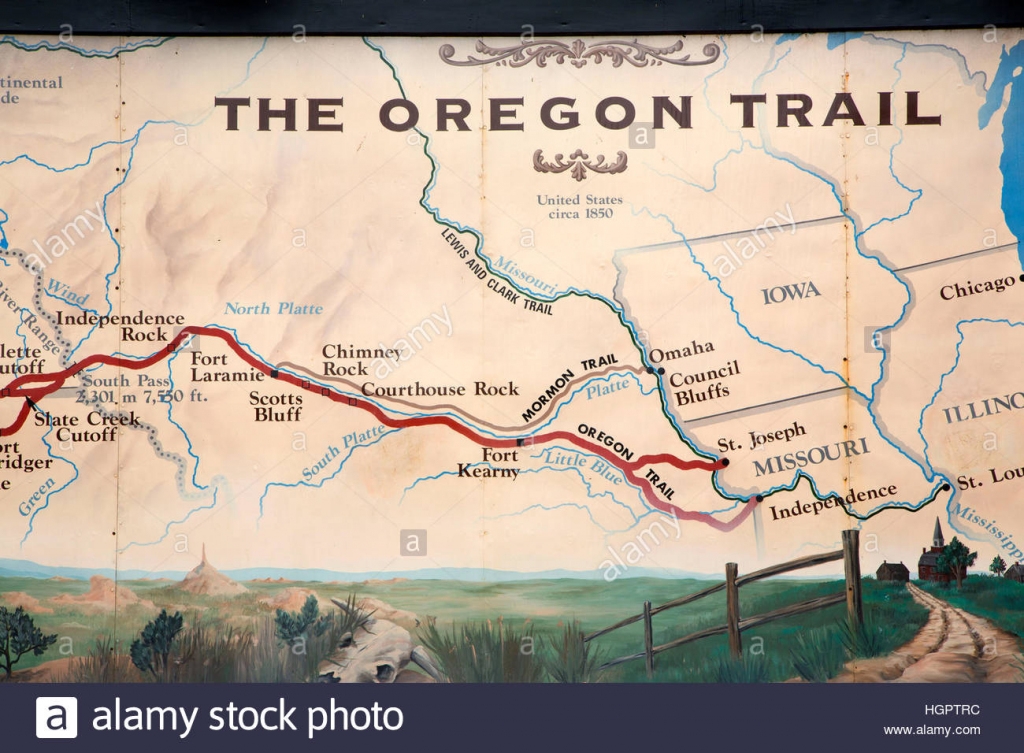 Oregon Trail Map Printable