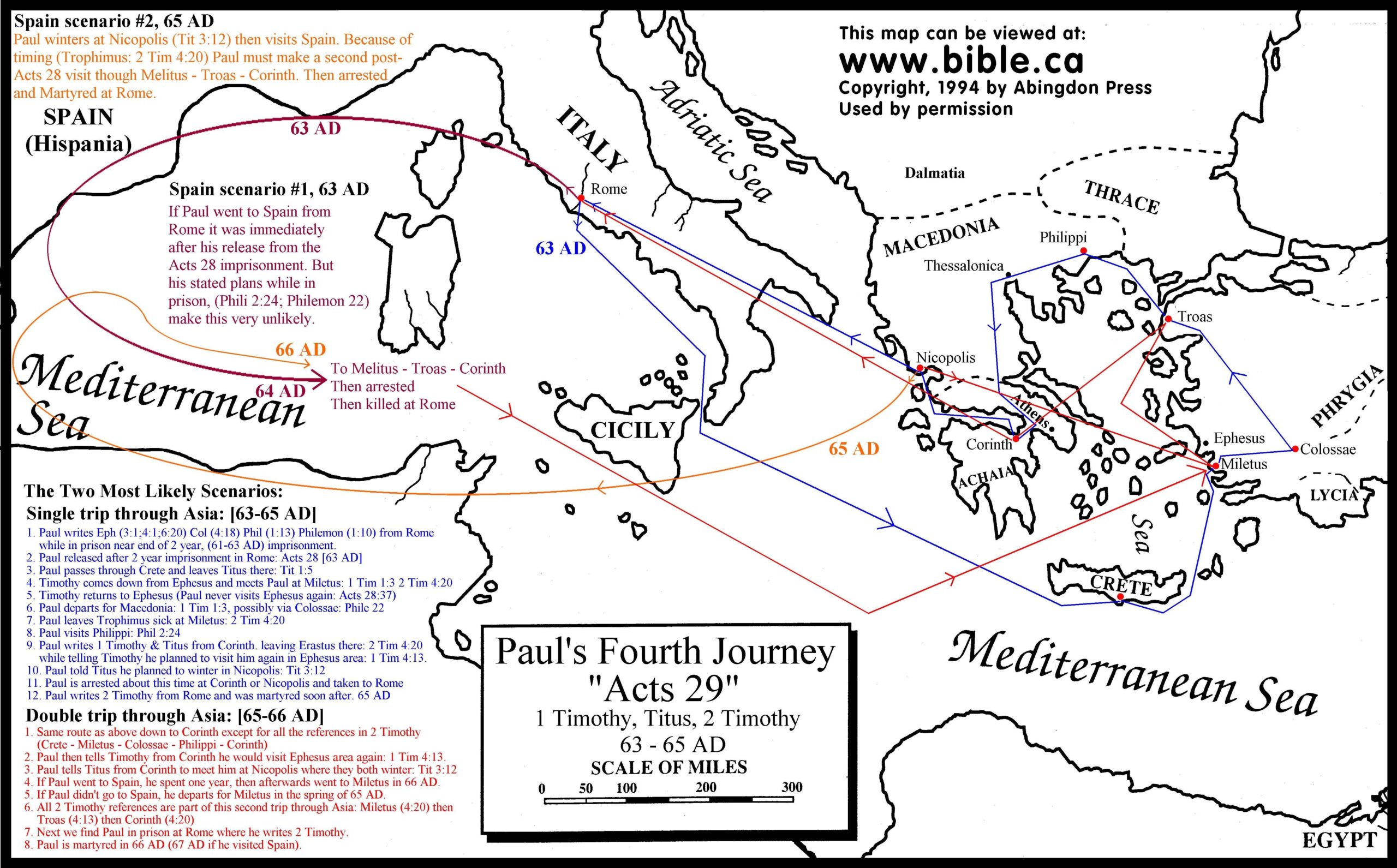 Paul 39 s Missionary Journey Map Printable
