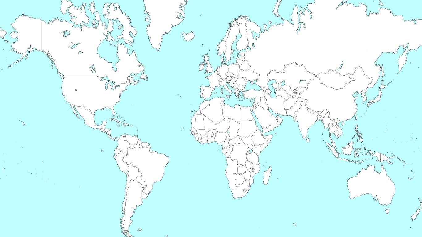 Printable A4 Size World Political Map Pdf Adams Printable Map Printable A4 Size World Political Map Pdf Adams Printable Map