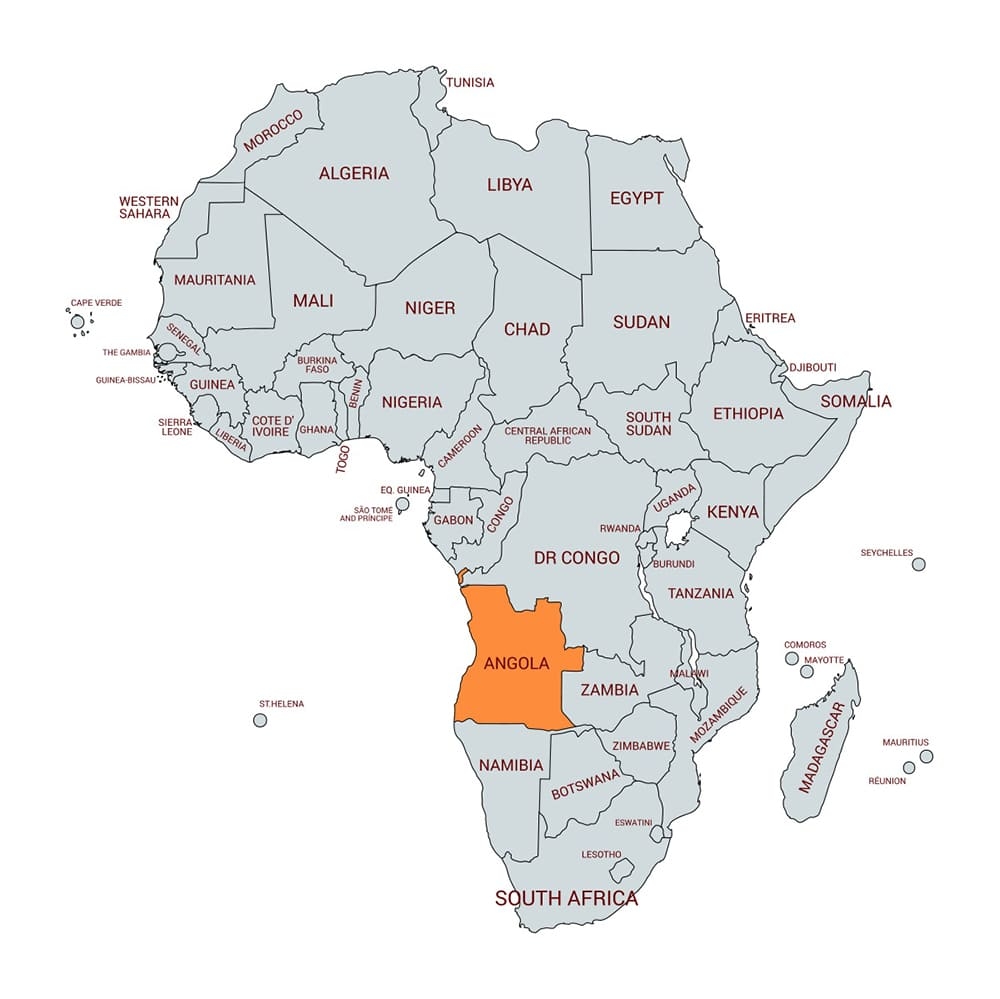 Printable Angola Map Africa Free Download And Print For You Printable Angola Map Africa Free Download And Print For You