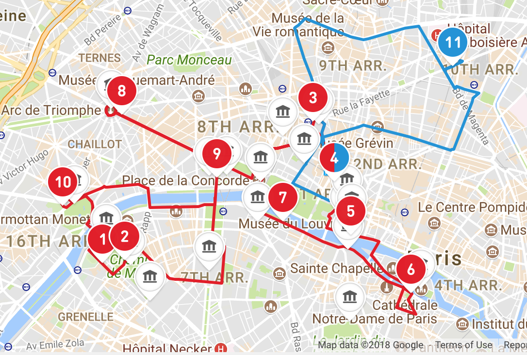 Bus Map Paris Printable