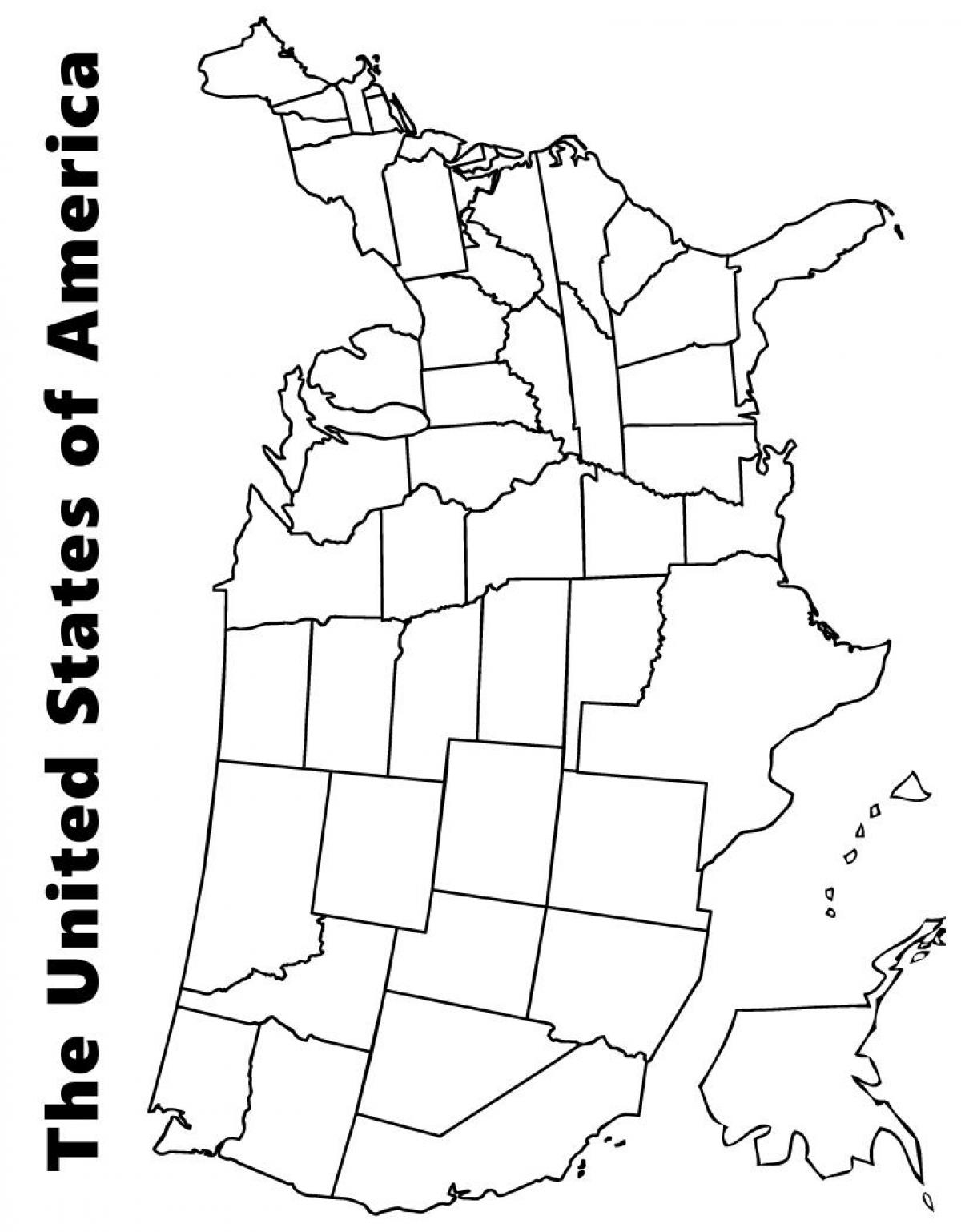 Printable Blank US Map Blank Printable US Map Northern America Printable Blank US Map Blank Printable US Map Northern America