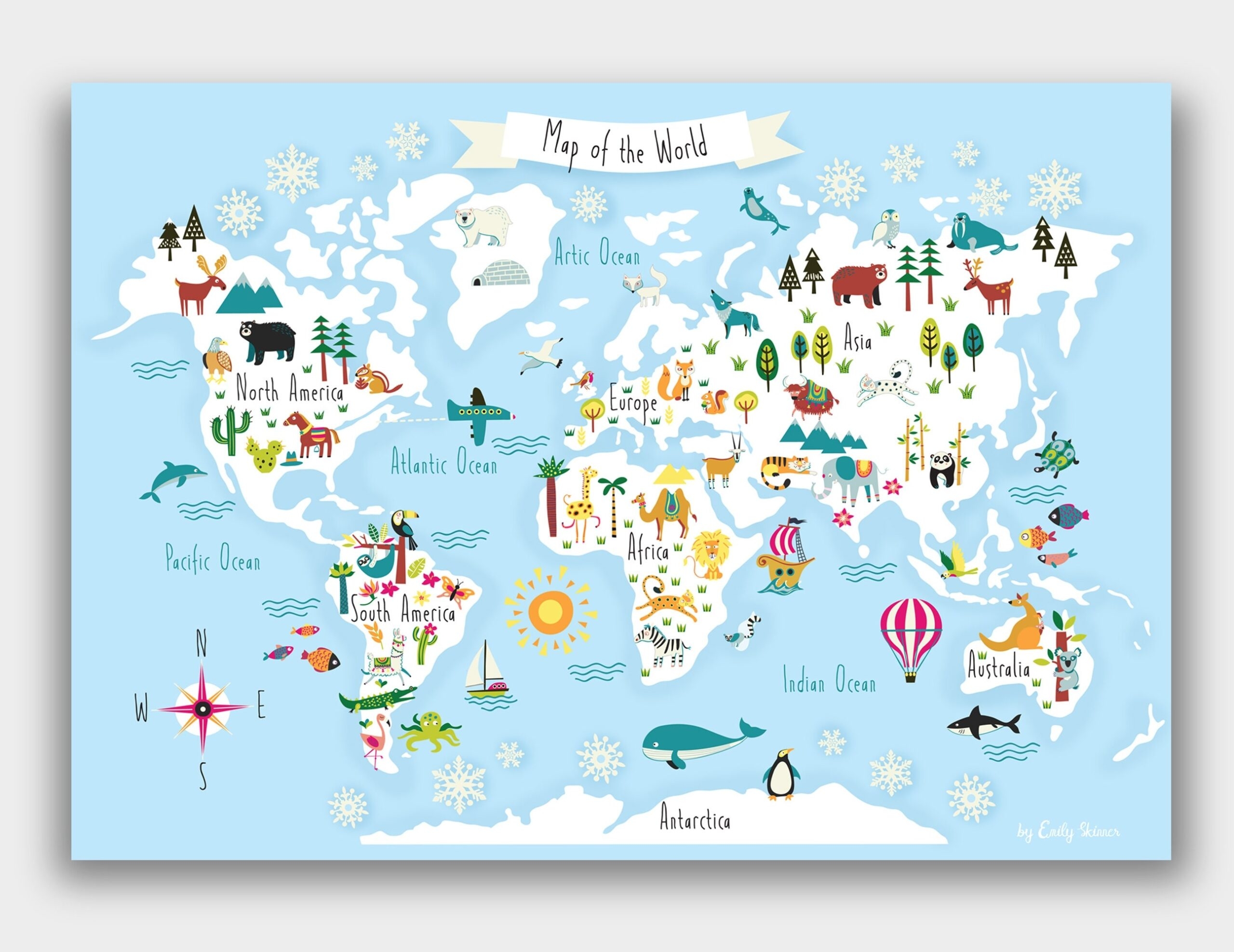 Printable Childrens World Map All Worksheets Printable Childrens World Map All Worksheets