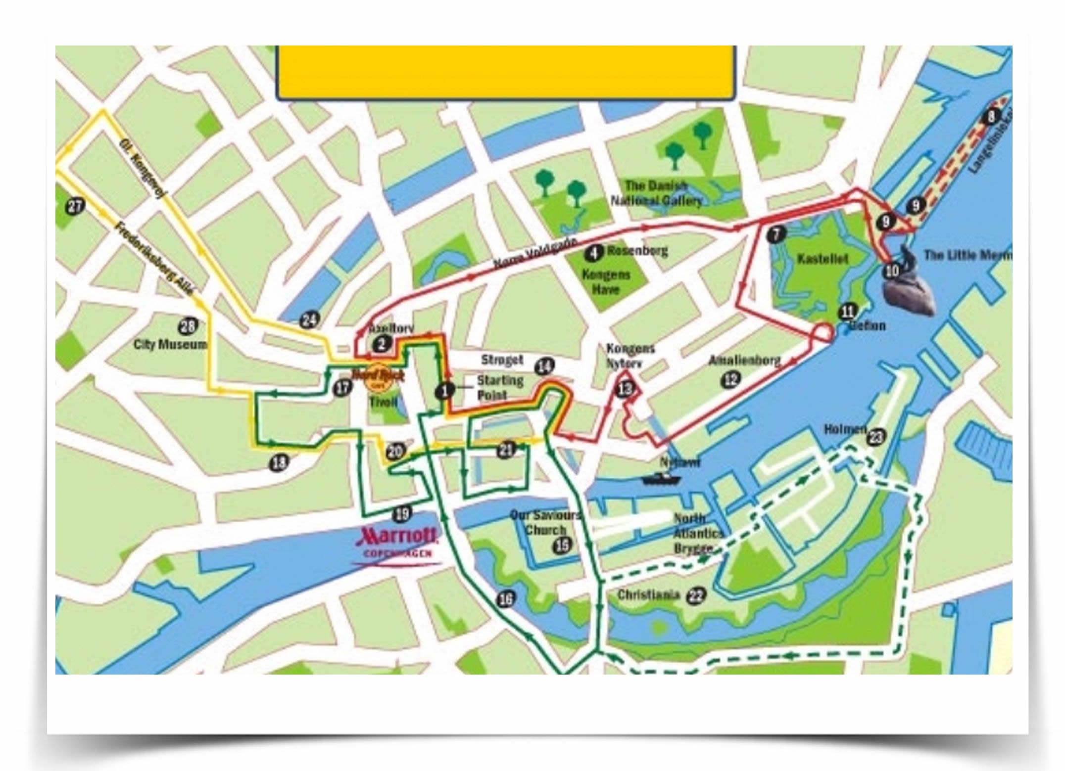 Printable Copenhagen Tourist Map Printable Copenhagen Tourist Map