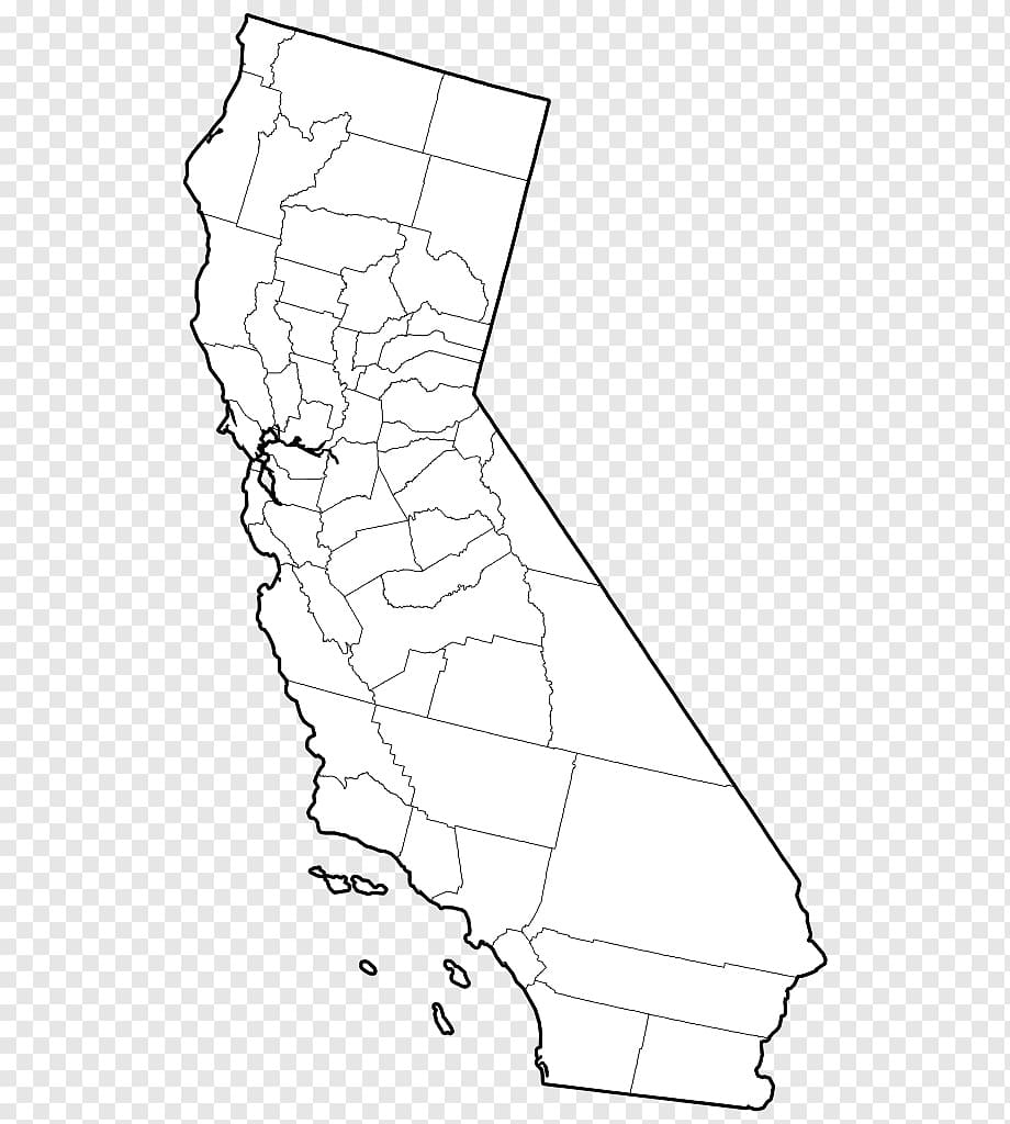 california county map printable