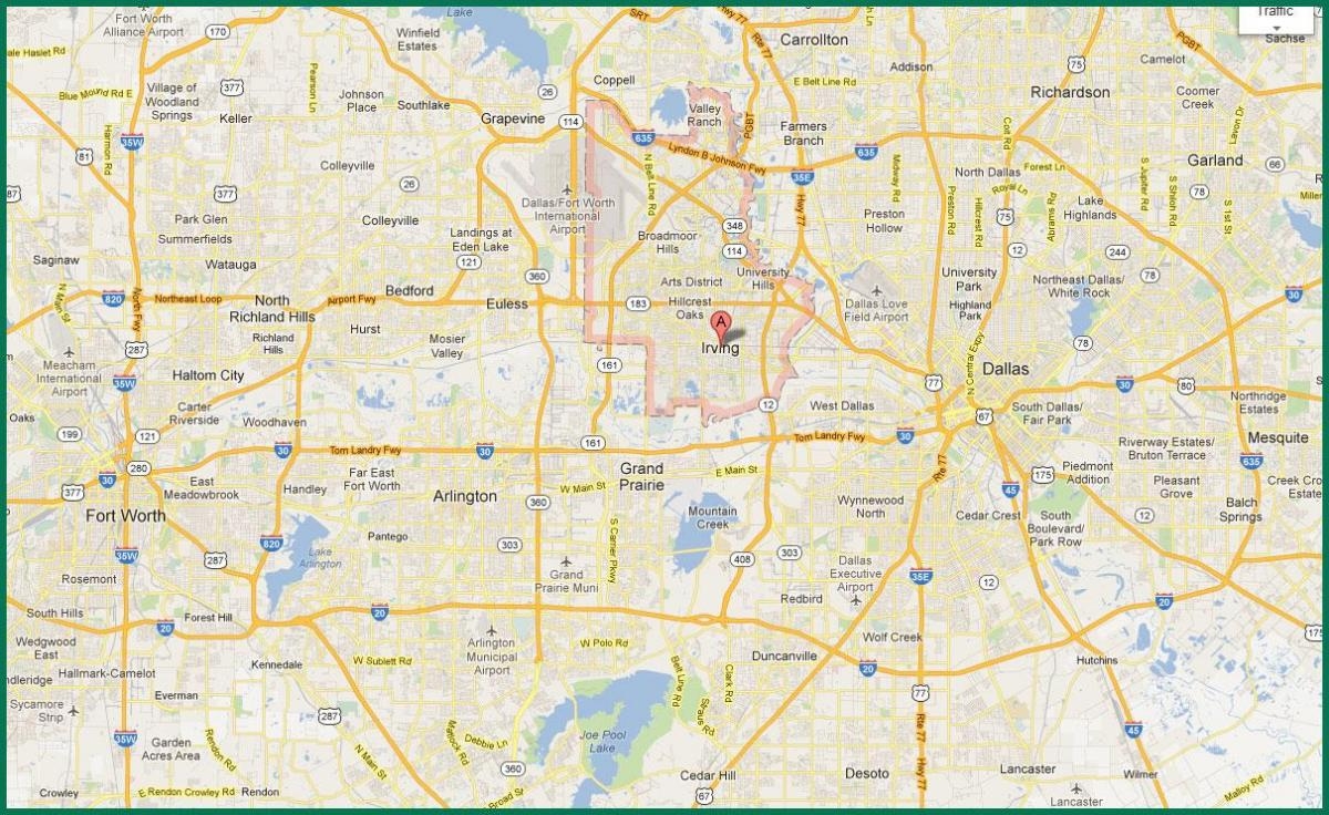 Printable Dfw Map