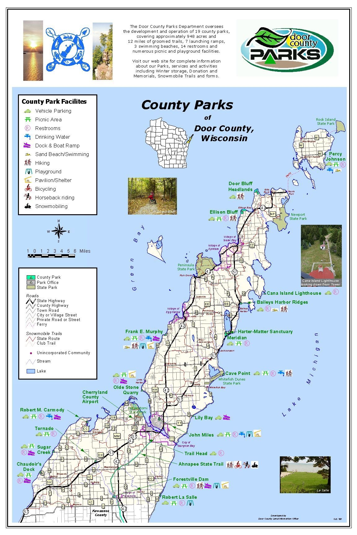 Printable Door County Map