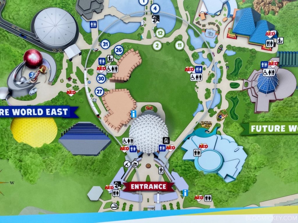 Printable Epcot Map 2025