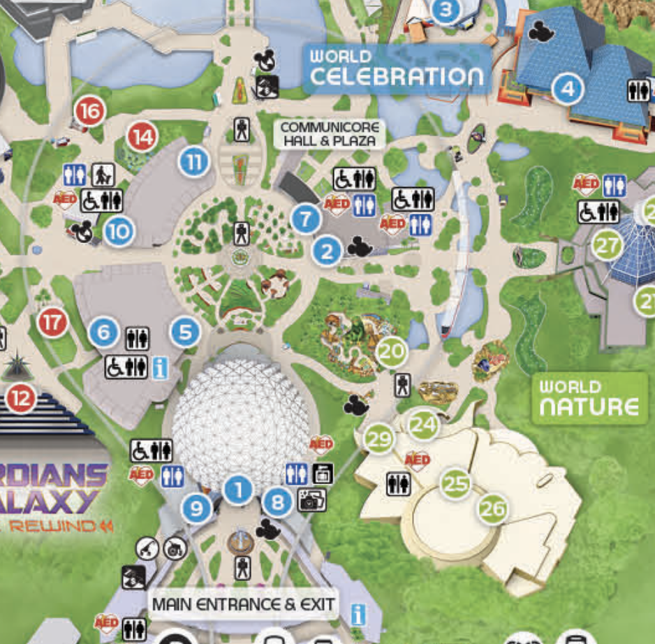 Printable Epcot Map 2025