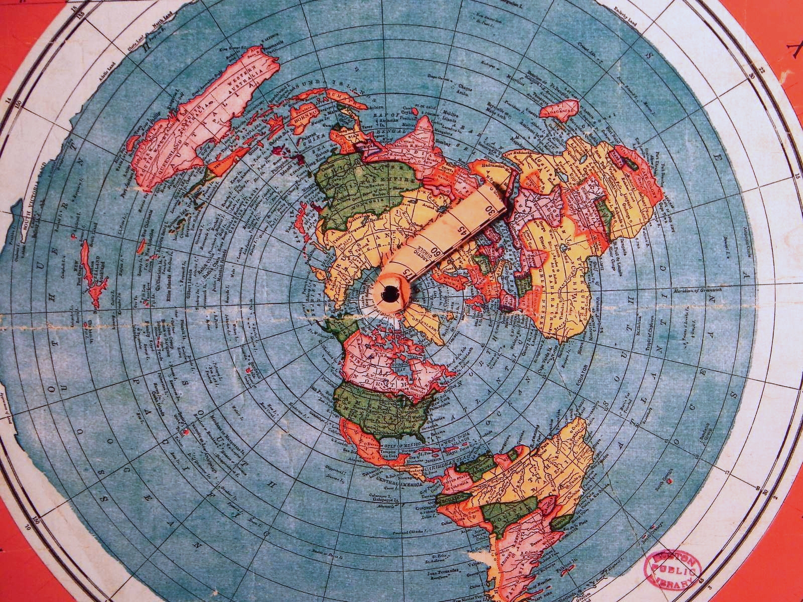 Printable Flat Earth Map