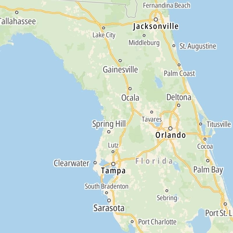 printable florida toll roads map