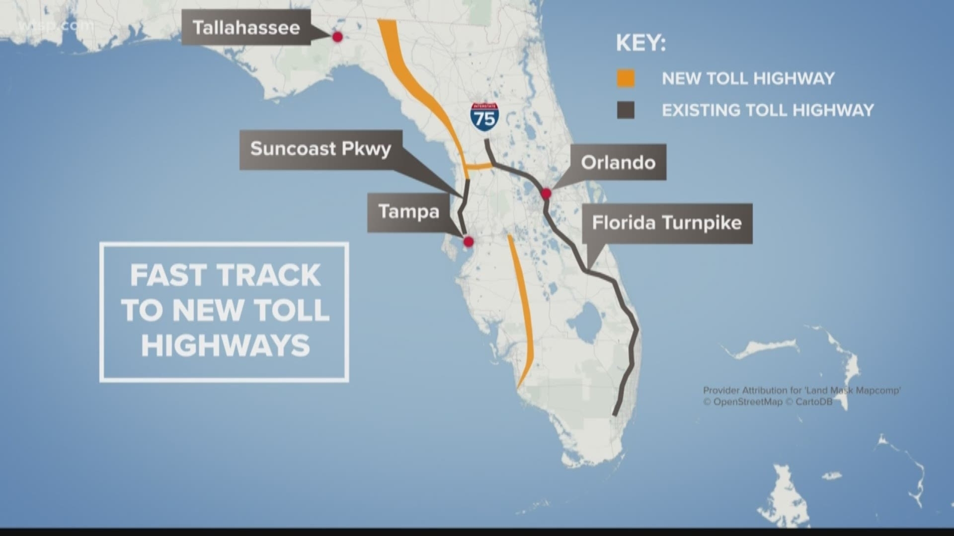 Printable Florida Toll Roads Map Free Printable Map
