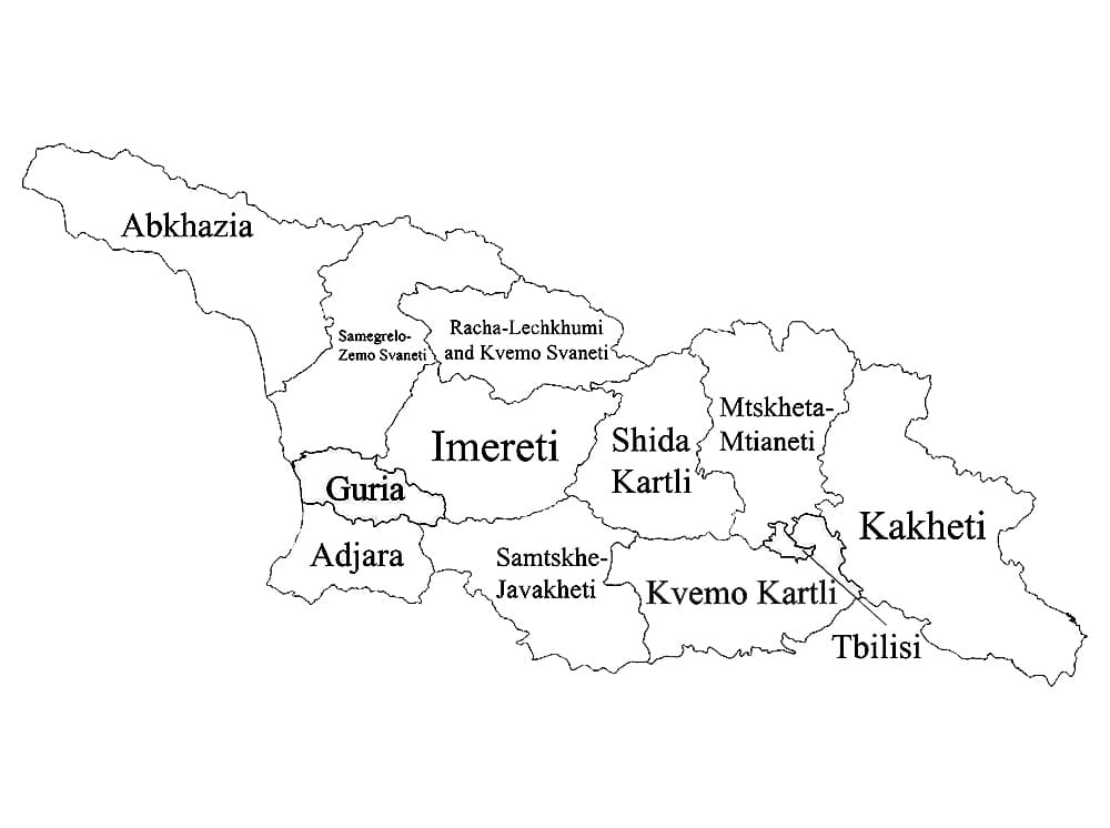 Printable Georgia County Map Free Download And Print For You 