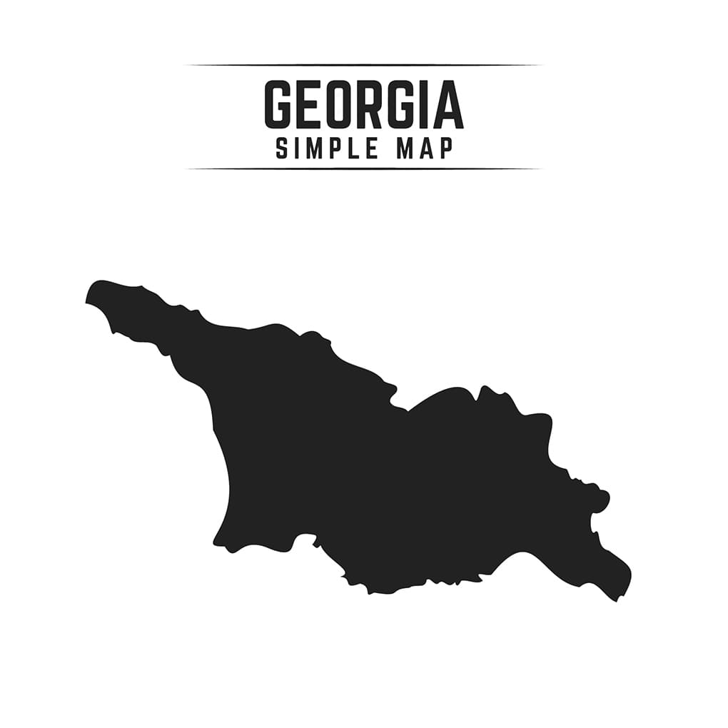printable georgia map